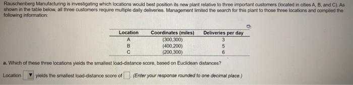 Rauschenberg Manufacturing is investigating which