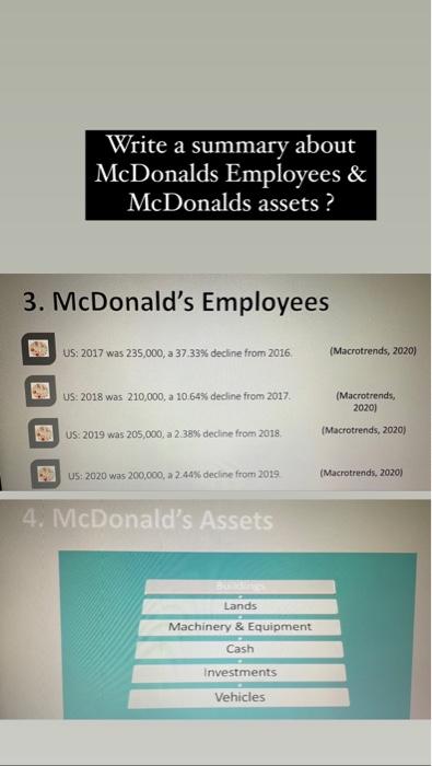 Write a summary about McDonalds Employees &