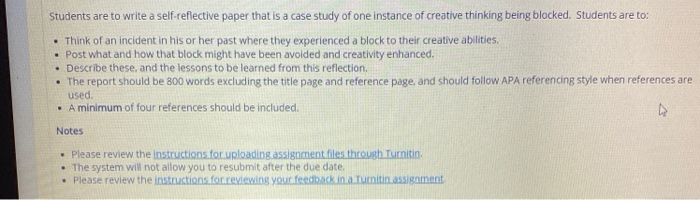 please include 4 refrences also Students are to