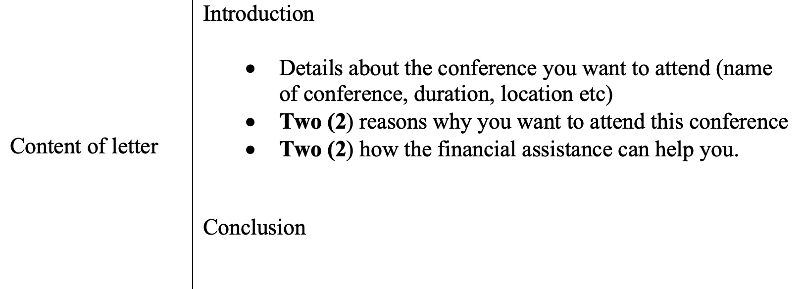 Question 1 (15%) Write a letter to the Human