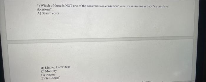 3) When customers are faced with purchase