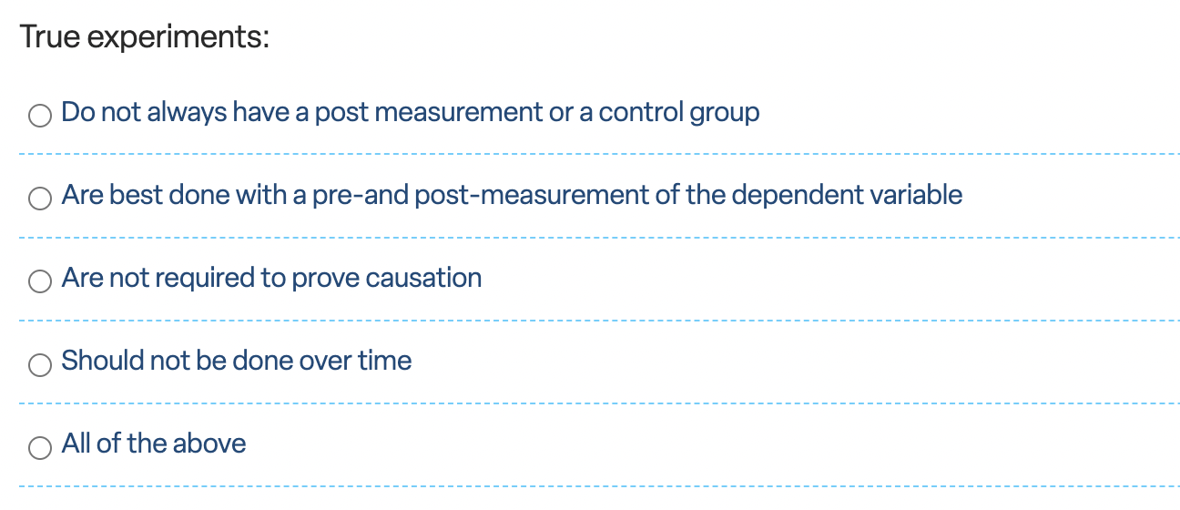 The type of survey question response scales