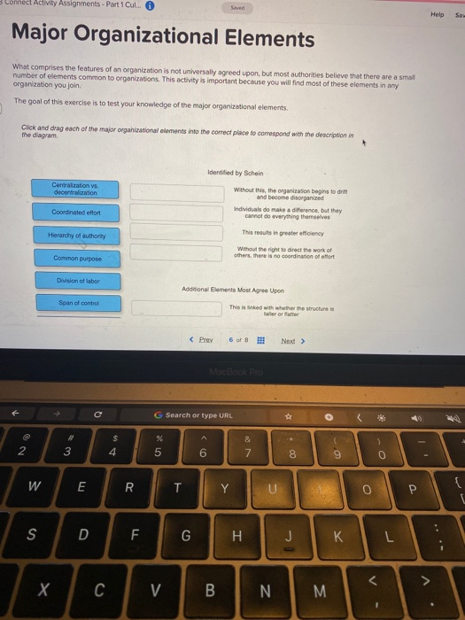 Activity Assignments - Part 1 Cul.. Saved Help Sa