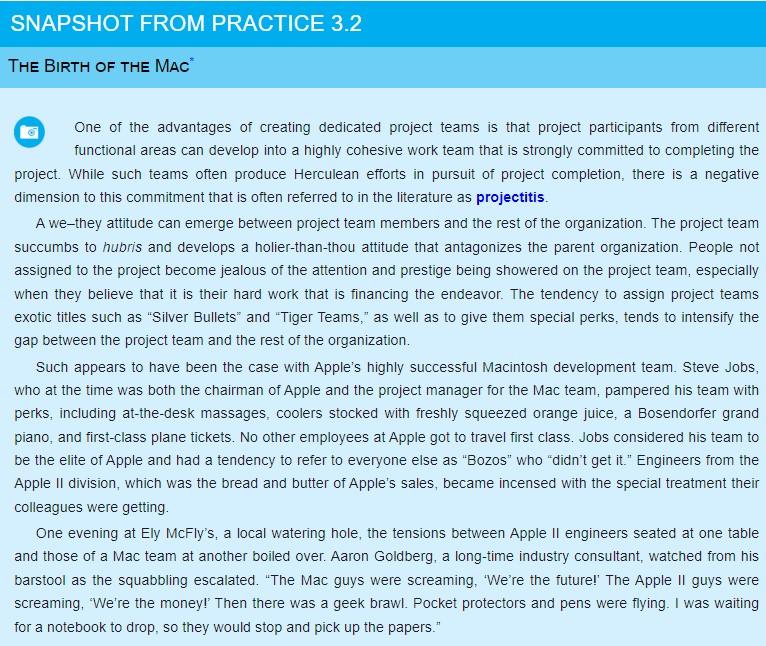 Question: In your opinion, evaluate whether Steve