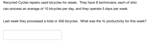 Recycled Cycles repairs used bicycles for resale.