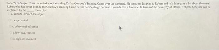 Robert's colleague Chris is excited about