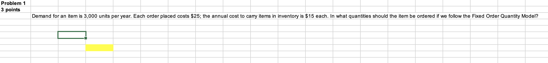 Problem 1 3 points Problem 5 3 points A bottling