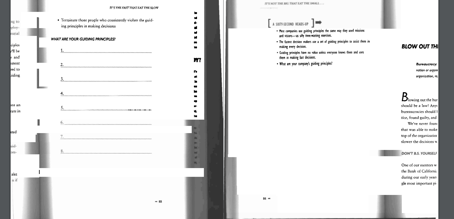 1. In the chapter from It's Not the Big that Eat