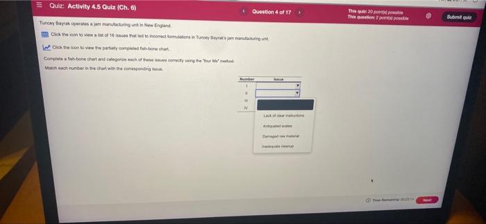 match each number in the chart with the