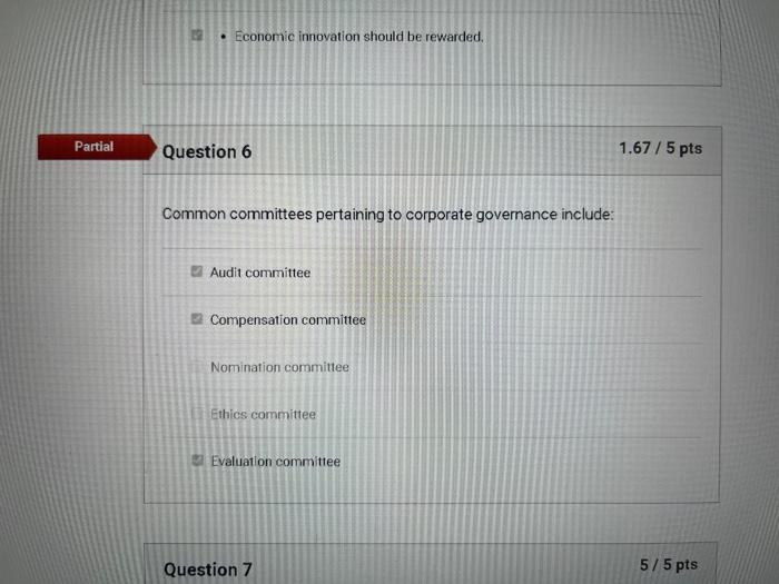 each answer has different assigned mark (ie if 4