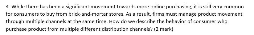 4. While there has been a significant movement