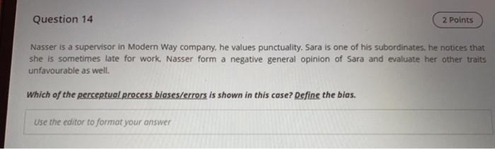 Question 13 2 Points Dave Docket, the