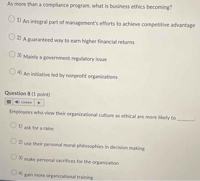 As more than a compliance program, what is