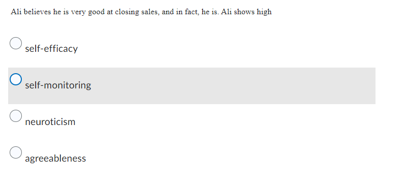 Which characteristic describes learning