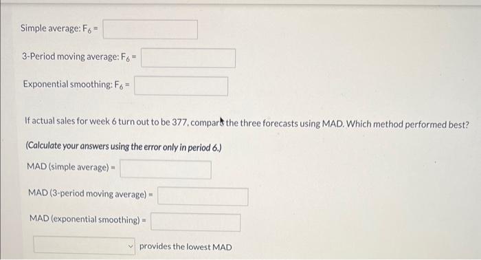 Burger Lover Restaurant forecasts weekly sales of