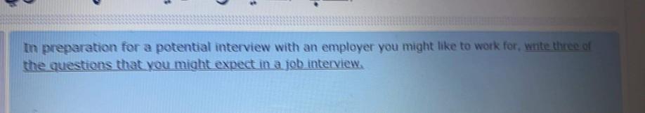 technical writing In preparation for a potential