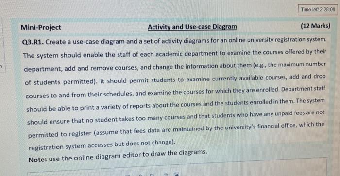 Time left 2 28.09 n Mini-Project Activity and