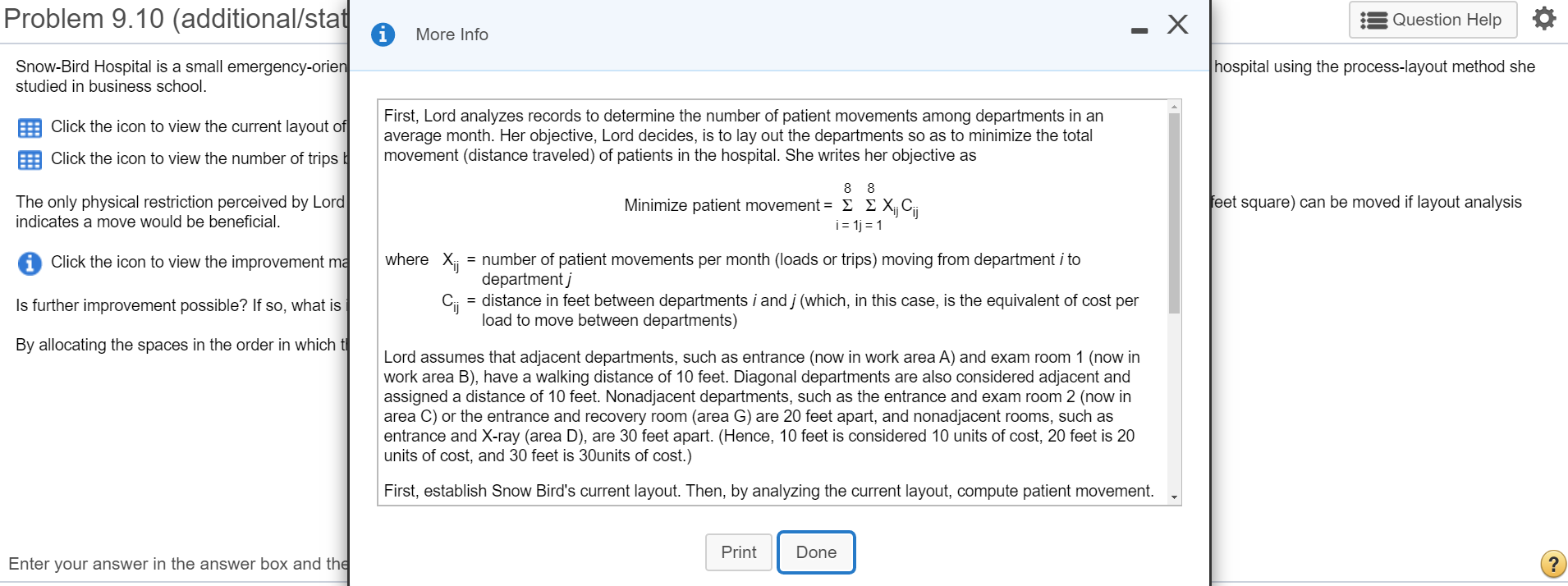 Snow-Bird Hospital is a small emergency-oriented