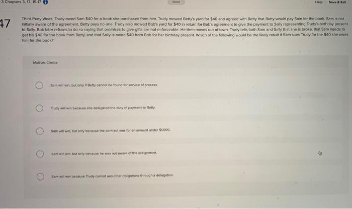3 Chapters 3.13.15-17 Help Save Beh 77 Third