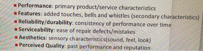 Explain design quality dimensions for television