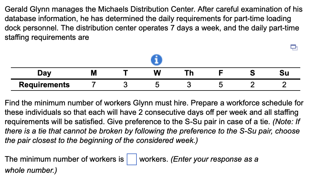 Gerald Glynn manages the Michaels Distribution