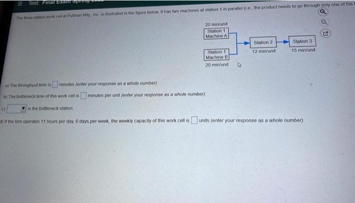 TestFinale The three station work collat Pitman