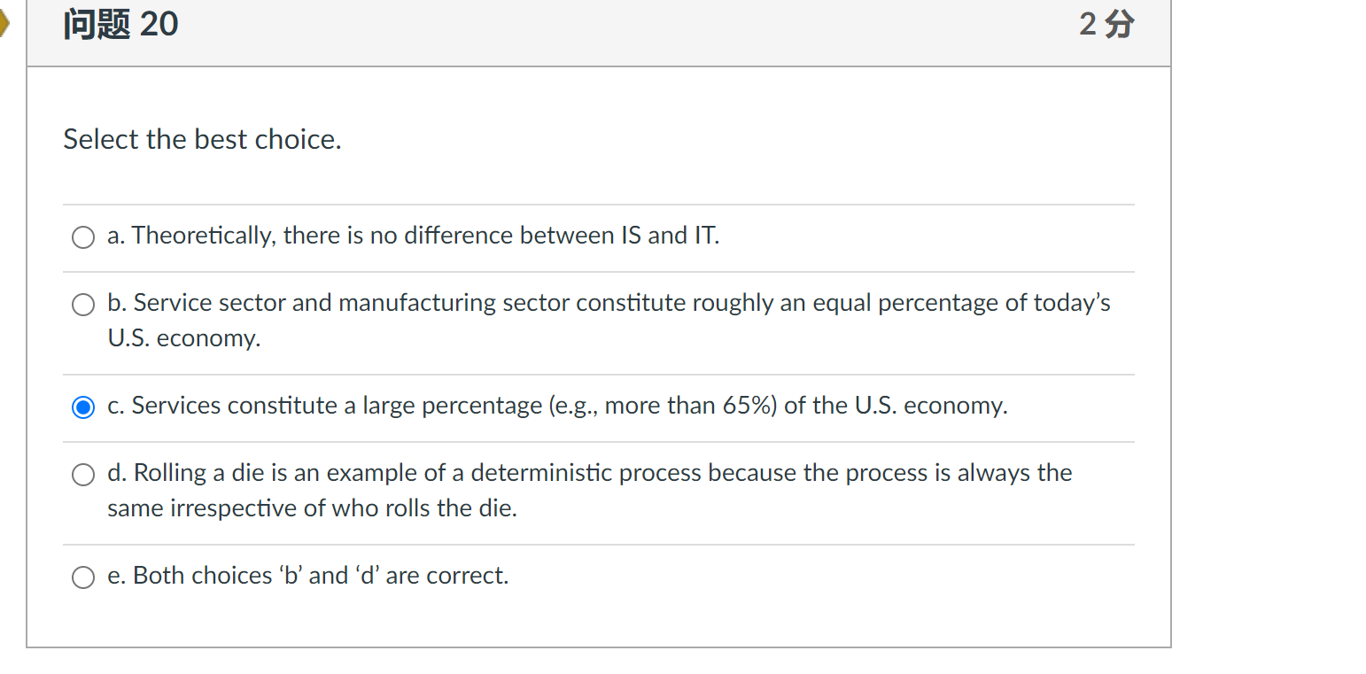 Select the best choice. a. Theoretically, there