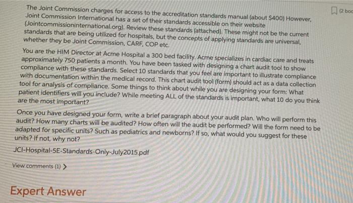 kindly answer the last part 0 12 boc The Joint