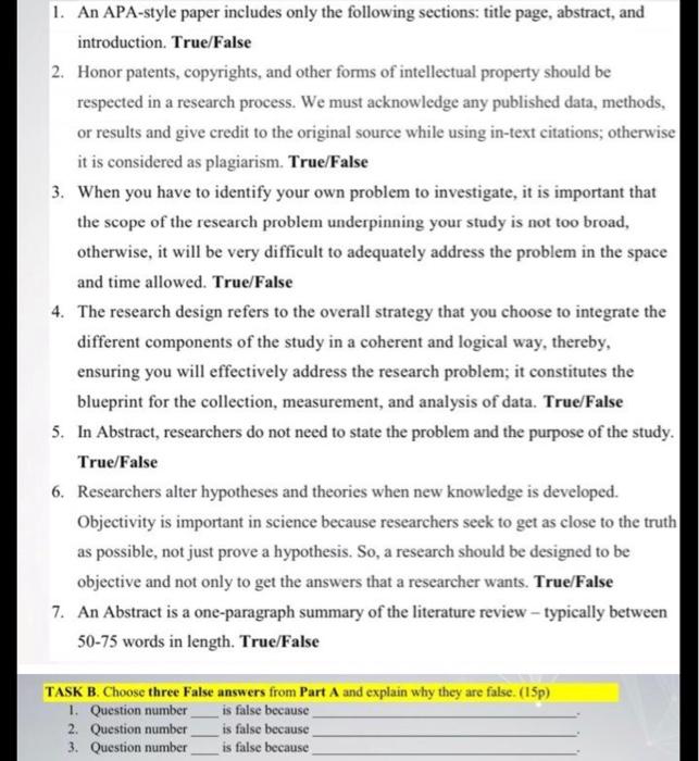 bus230 please answer all questions 1. An