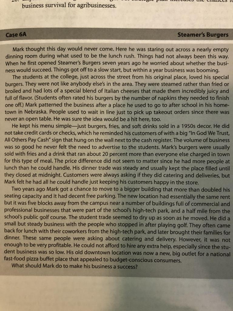 Case Study. Please read the attached case study