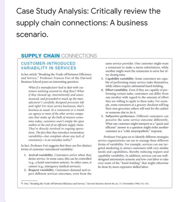 pls answer 2 3 and 4 Case Study Analysis