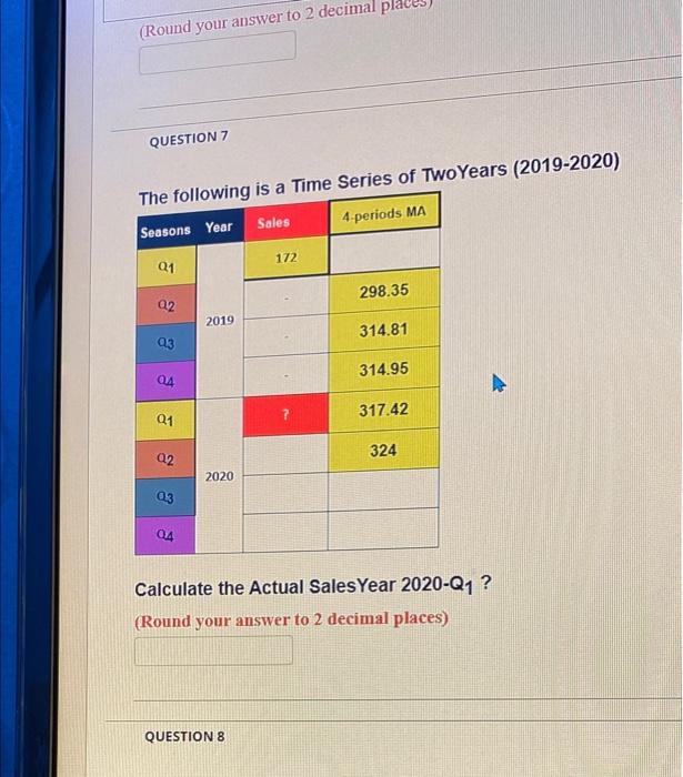 please fast (Round your answer to 2 decimal pla