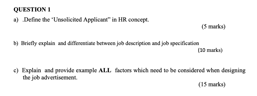 HRM-Human Resource Management assignment QUESTION