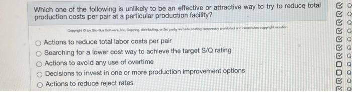 Which one of the following is unlikely to be an