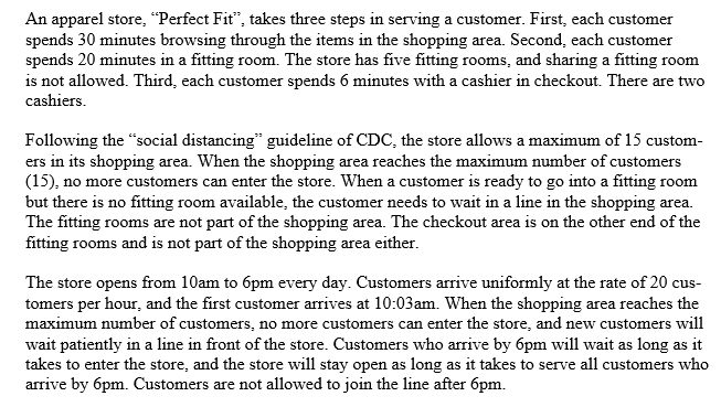 h) (2 points) What is the maximum waiting time in