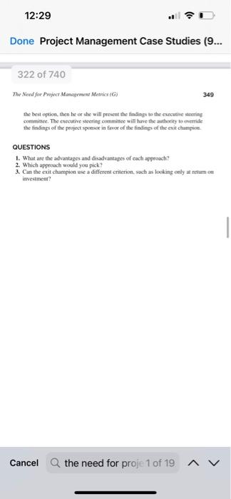 please provide all the answers Done Project