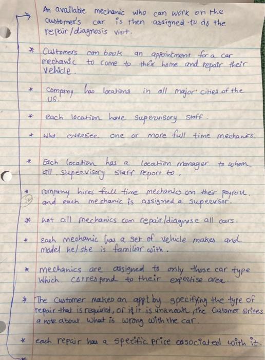 An available mechanic who can work on the