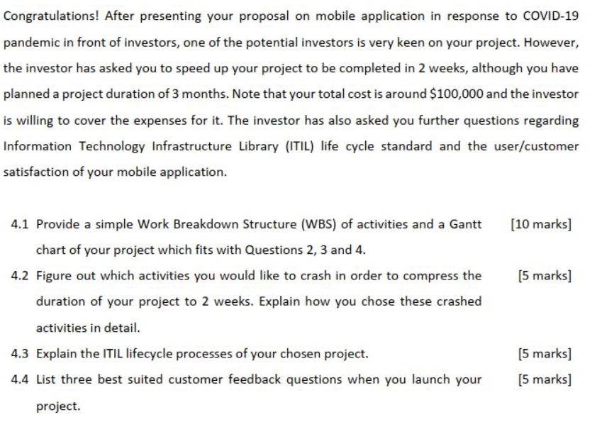 Congratulations! After presenting your proposal