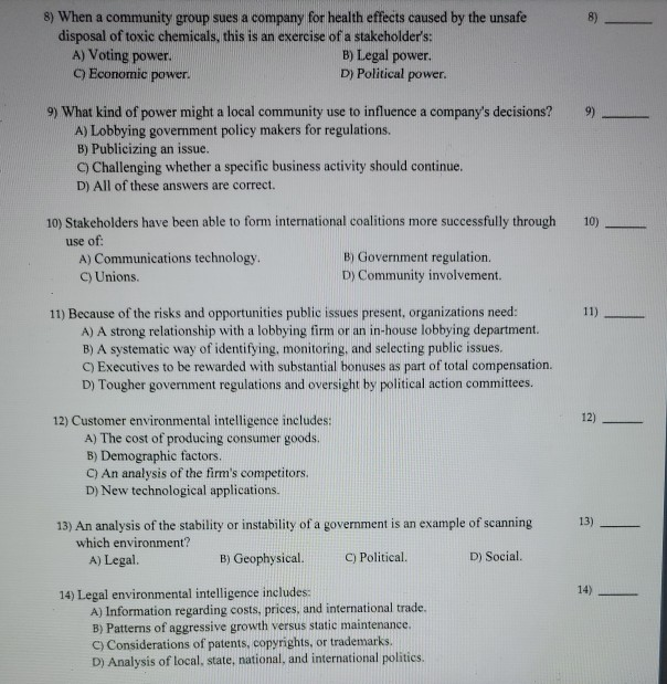 1) 1) According to general systems theory,