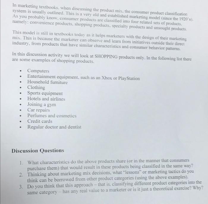 Please answer Q 3 ASAP In marketing textbooks.