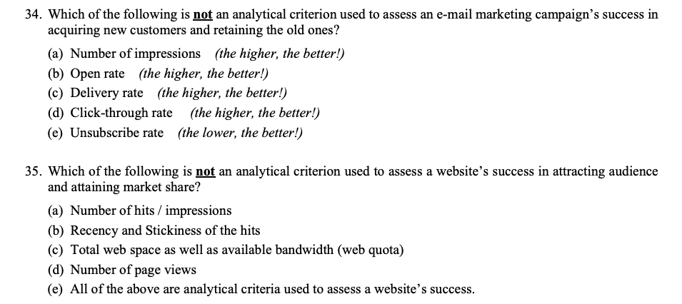 34. Which of the following is not an analytical