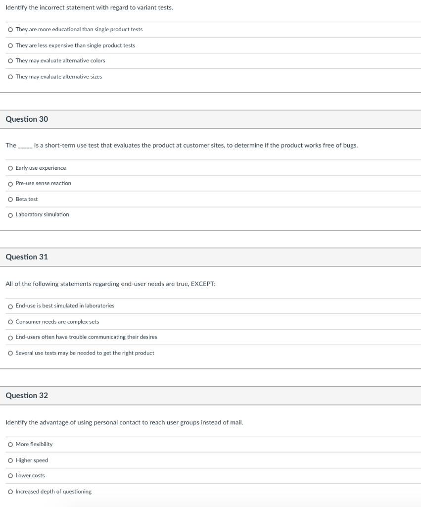 Identify the incorrect statement with regard to
