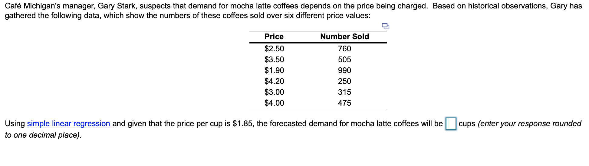 Caf Michigan's manager, Gary Stark, suspects that