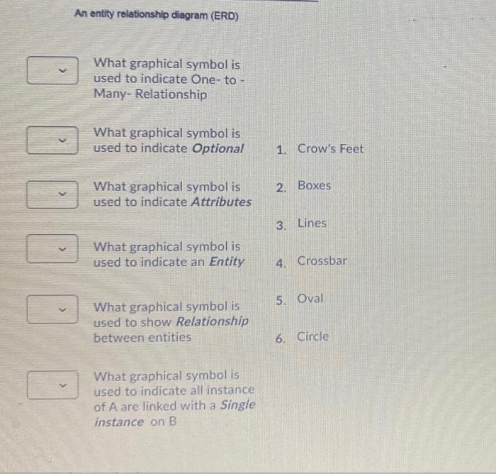 B + D E An entity relationship diagram (ERD) An