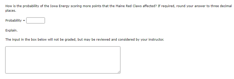 ANSWER ALL PLEASE Problem 12-09 The Iowa Energy