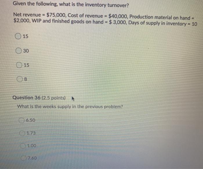 please answer both Given the following, what is