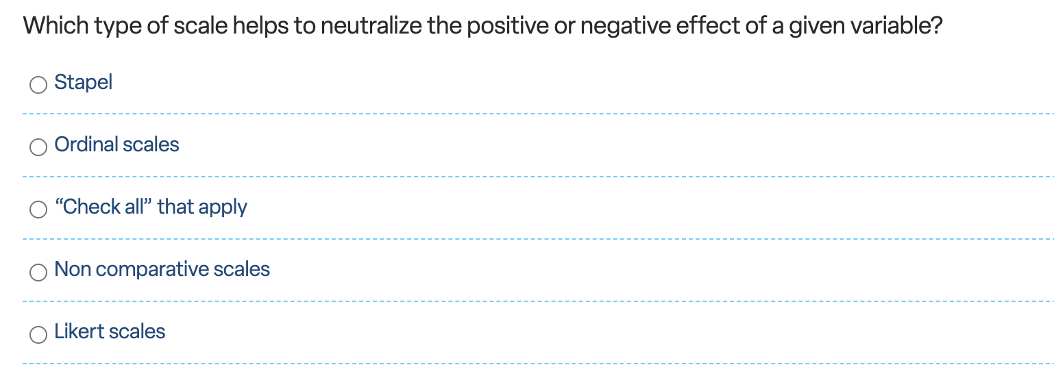 Interval data does not allow for comparative