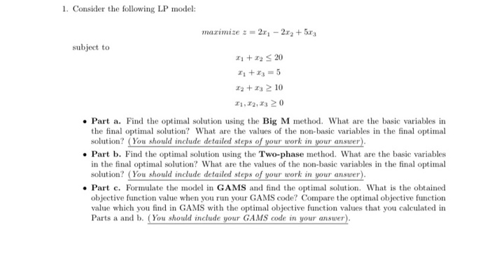please solve part B only :) thank you 1. Consider