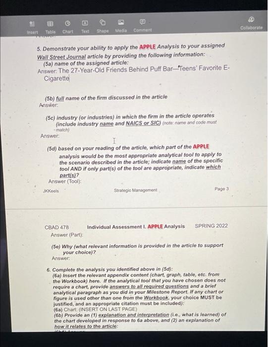 Answers for (5a-5e) and (6a-6b2) 63 EB Insert