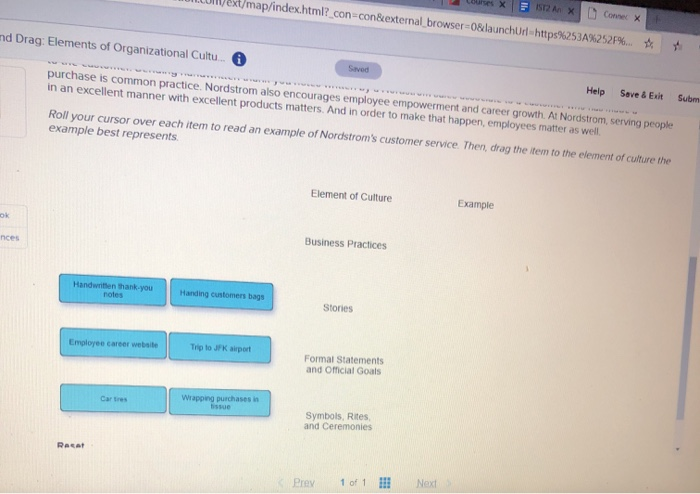 Drag: Elements of Organizational Cultu. Saved